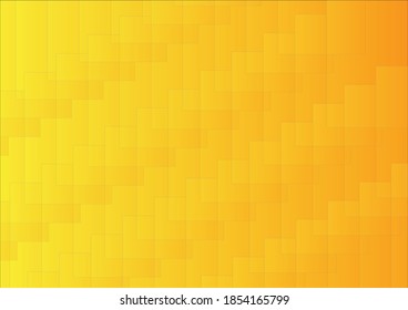
Imagen de fondo de tonos amarillos con degradado naranja. Dos superficies geométricas