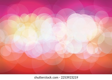 Background image made with a combination of circles and light