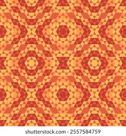 The background image is made from triangular images.