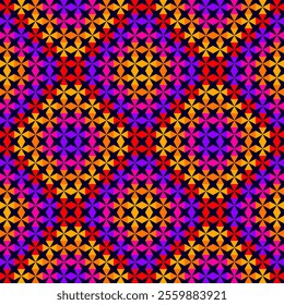 The background image is made from triangular images.