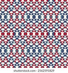 The background image is made from triangular images.