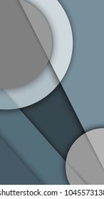 Background image with multi-level surfaces in gray tones, material design, monochrome
