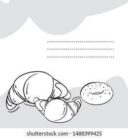 Background image on the theme of food. Can be used as a template for product description