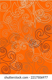 Background image with orange and black tones for use in graphics.