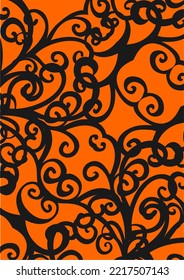 Background image with orange and black tones for use in graphics.