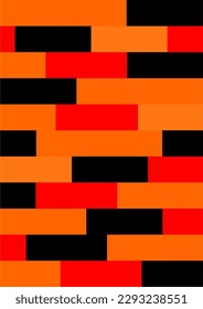 Das Hintergrundbild ist orange und schwarz. Wechseln Sie mit geraden Linien, die in Grafiken verwendet werden.