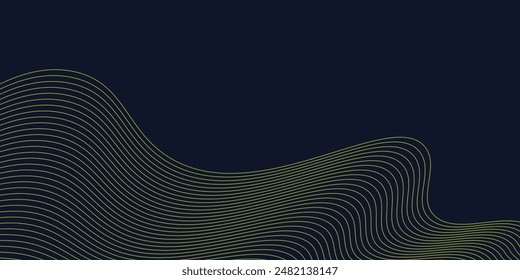 background image orange yellow gold frame abstract lines wavy lines can be used for video presentation thumbnail presentation card frame above and use as your wallpaper, poster and banner design