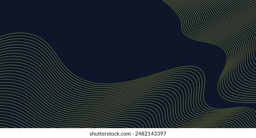 background image orange yellow gold frame abstract lines wavy lines can be used for video presentation thumbnail presentation card frame above and use as your wallpaper, poster and banner design