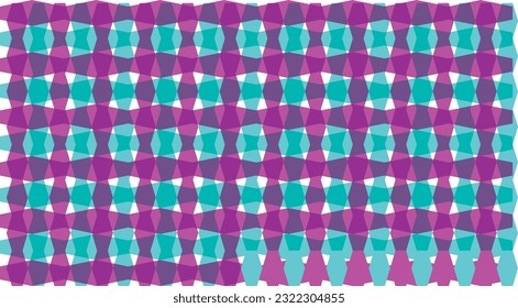 background image overlapping with geometric shapes