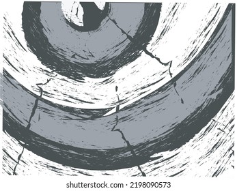 The background image is painted in circles with a paint plot.