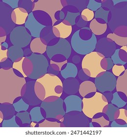 A background image of pastel multi-colored circle dots scattered both large and small. Black Vector Spot Polkadot. Small Pattern Cute Summer.
