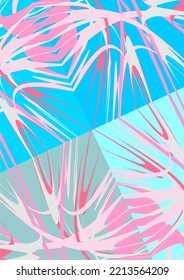 The background image is pink and blue tones arranged in soft tones. used in graphics
