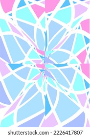 Background image in pink and blue tones, placed alternately, can be used in graphic work.