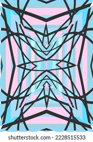 La imagen de fondo en tonos rosa y azul, colocada alternativamente, se puede utilizar en el trabajo gráfico.