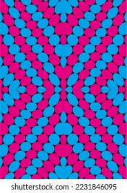 Background image in pink and blue tones, placed alternately, can be used in graphic work.