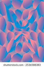 Background image in pink and blue tones, placed alternately, can be used in graphic work.