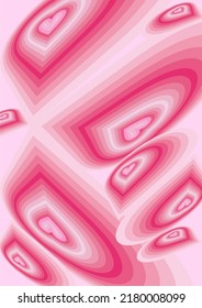 Background image in pink tone, gradient of color for graphics.