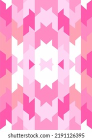 Background image in pink tones. Place shapes alternately to create an image. used in graphics