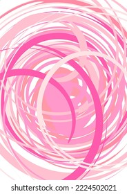 The background image is in pink tones, using shapes to arrange. Composition with gradation used for graphics