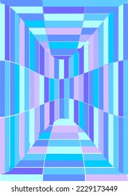 The background image is in pink tones, using shapes to arrange. Composition with gradation used for graphics