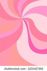 The background image is in pink tones, using shapes to arrange. Composition with gradation used for graphics