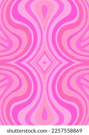 The background image is in pink tones, using shapes to arrange. Composition with gradation used for graphics