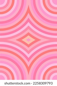 The background image is in pink tones, using shapes to arrange. Composition with gradation used for graphics