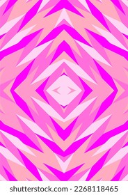 The background image is in pink tones, using shapes to arrange. Composition with gradation used for graphics