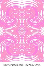 The background image is in pink tones, using shapes to arrange. Composition with gradation used for graphics