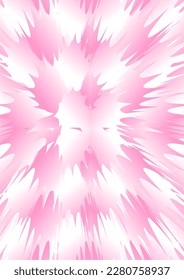 The background image is in pink tones, using shapes to arrange. Composition with gradation used for graphics