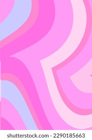 The background image is in pink tones, using shapes to arrange. Composition with gradation used for graphics