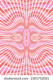 The background image is in pink tones, using shapes to arrange. Composition with gradation used for graphics