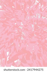 The background image is in pink tones, using shapes to arrange. Composition with gradation used for graphics