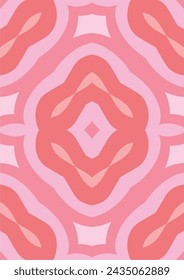 The background image is in pink tones, using shapes to arrange. Composition with gradation used for graphics