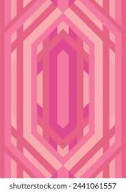 The background image is in pink tones, using shapes to arrange. Composition with gradation used for graphics