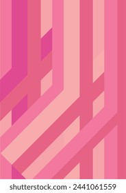 The background image is in pink tones, using shapes to arrange. Composition with gradation used for graphics