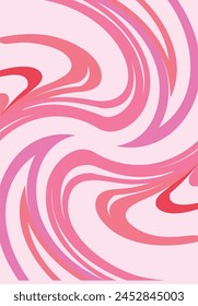 The background image is in pink tones, using shapes to arrange. Composition with gradation used for graphics