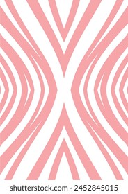The background image is in pink tones, using shapes to arrange. Composition with gradation used for graphics