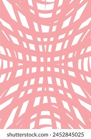 The background image is in pink tones, using shapes to arrange. Composition with gradation used for graphics