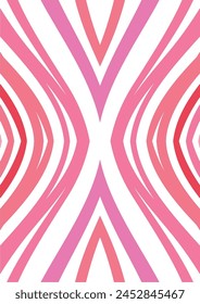 The background image is in pink tones, using shapes to arrange. Composition with gradation used for graphics