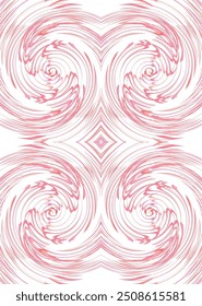The background image is in pink tones, using shapes to arrange. Composition with gradation used for graphics
