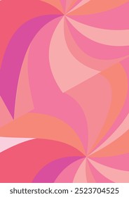 The background image is in pink tones, using shapes to arrange. Composition with gradation used for graphics