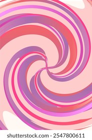 The background image is in pink tones, using shapes to arrange. Composition with gradation used for graphics