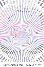 The background image is in pink tones, using shapes to arrange. Composition with gradation used for graphics