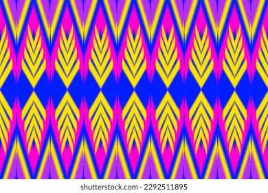 background image 
Pink, Yellow , Blue connected by geometric shapes For making shirts, tablecloths, skirts, bags, hats, book covers, curtains, shawls, bed sheets, pillow cases.