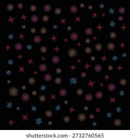 The background image is predominantly black.