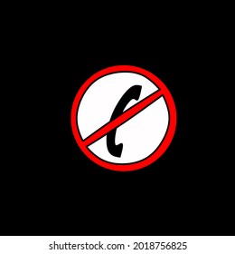  Un fondo con una imagen que prohíbe el uso del teléfono