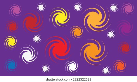 The background image is purple and has a free pattern.