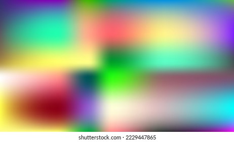 Background image of rainbow colors behind glass, in vector.