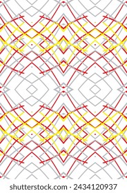 The background image is red and , yellow, with alternating lines to form the image, used in graphics.